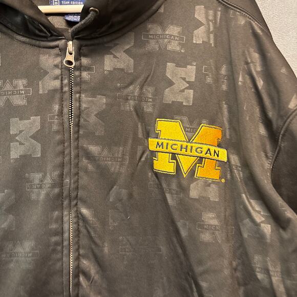 Champs Zip Up Jacket Michigan State University Embossed University Zipper Broken - Picture 2 of 11